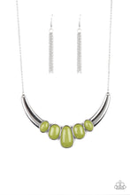 Load image into Gallery viewer, Paparazzi ~ A BULL House ~ Green Necklace Set