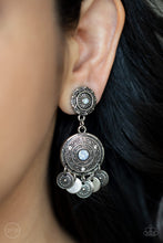 Load image into Gallery viewer, Paparazzi ~ A DREAMCATCHER Come True ~ Blue Clip-On Earrings - Klassy Jewelz Boutique