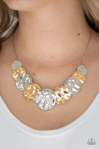 Paparazzi ~ A Daring DISCovery ~ Silver Necklace Set