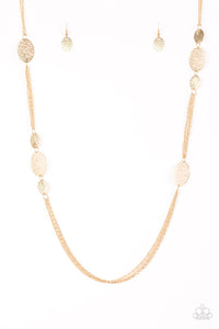 Paparazzi ~ A Force Of Nature ~ Gold Necklace Set