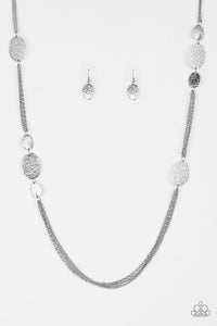 Paparazzi ~ A Force Of Nature ~ Silver Necklace Set