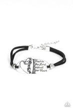Load image into Gallery viewer, Paparazzi ~ A Full Heart ~ Silver Inspirational Bracelet
