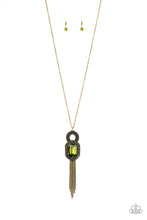 Load image into Gallery viewer, Paparazzi ~ A Good TALISMAN Is Hard To Find ~ Green Necklace Set