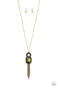 Paparazzi ~ A Good TALISMAN Is Hard To Find ~ Green Necklace Set