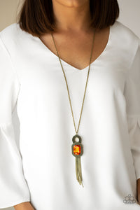 Paparazzi ~ A Good TALISMAN Is Hard To Find ~ Orange Necklace Set
