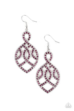 Load image into Gallery viewer, Paparazzi ~ A Grand Statement ~ Purple Earrings