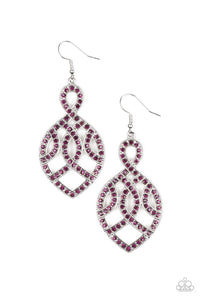Paparazzi ~ A Grand Statement ~ Purple Earrings