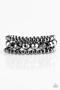 Paparazzi ~ A HAUTE Mess ~ Black Bracelet