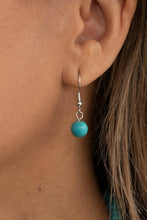 Load image into Gallery viewer, Paparazzi ~ A Heart Of Stone ~ Blue Turquoise Necklace Set (Life of the Party Exclusive)
