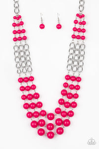 Paparazzi - A La Vogue - Pink Necklace - Klassy Jewelz Boutique