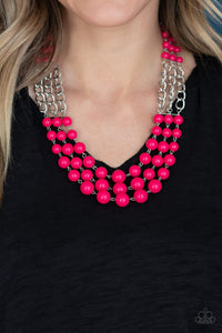 Paparazzi - A La Vogue - Pink Necklace - Klassy Jewelz Boutique
