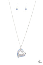 Load image into Gallery viewer, Paparazzi - A Mother&#39;s Heart - Blue Heart Necklace Set