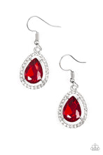 Load image into Gallery viewer, Paparazzi ~ A One-GLAM Show ~ Red Earrings