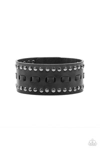 Paparazzi ~ A ROAM With A View ~ Men's Black Urban Bracelet