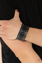 Load image into Gallery viewer, Paparazzi ~ A ROAM With A View ~ Men&#39;s Black Urban Bracelet