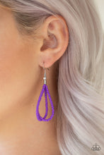Load image into Gallery viewer, Paparazzi ~ A Standing Ovation ~ Purple Knotted Seed Bead Necklace Set