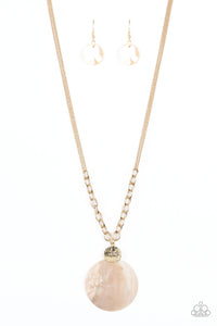 Paparazzi ~ A Top-SHELLer - Gold Necklace Set