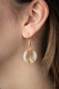 Paparazzi ~ A Top-SHELLer - Gold Necklace Set