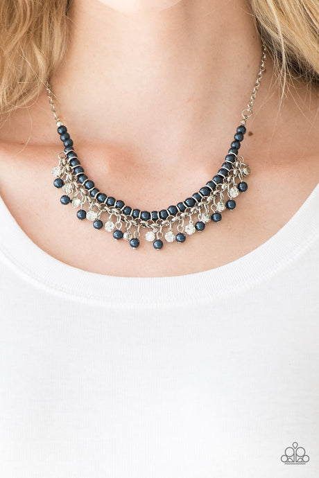 Paparazzi ~ A Touch of CLASSY ~ Blue Necklace Set