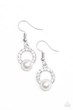 Load image into Gallery viewer, Paparazzi ~ A Win-Win ~ White Earrings
