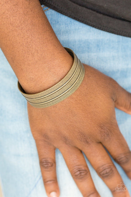 Paparazzi ~ Absolute Amazon ~ Brass Cuff Bracelet