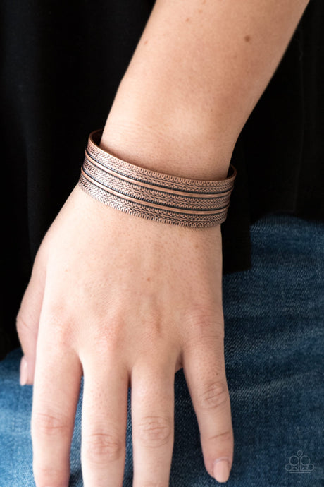 Paparazzi ~ Absolute Amazon ~  Copper Cuff Bracelet