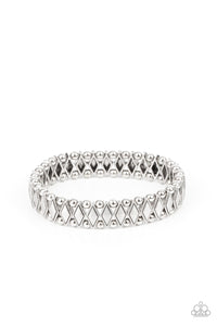 Paparazzi ~ Abstract Advisory ~ Silver Bracelet