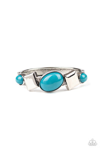 Paparazzi ~ Abstract Appeal ~ Blue Bracelet