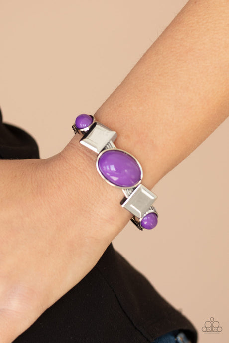 Paparazzi ~ Abstract Appeal ~ Purple Bracelet