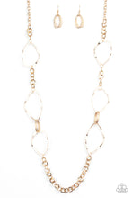 Load image into Gallery viewer, Paparazzi ~ Abstract Artifact ~ Gold Necklace Set