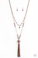 Load image into Gallery viewer, Paparazzi ~ Abstract Elegance ~ Copper Necklace Set