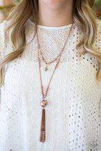Load image into Gallery viewer, Paparazzi ~ Abstract Elegance ~ Copper Necklace Set