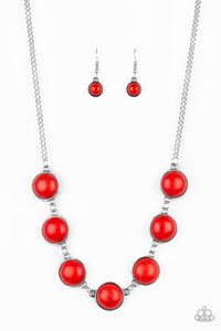Paparazzi ~ Adobe Attitude ~ Red Necklace Set