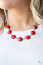 Load image into Gallery viewer, Paparazzi ~ Adobe Attitude ~ Red Necklace Set