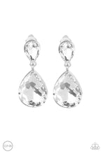 Load image into Gallery viewer, Paparazzi - Aim For The MEGASTARS - White Clip-On Earrings -$5.00
