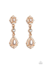 Load image into Gallery viewer, Paparazzi ~ All-GLOWING ~ Gold Post Earrings