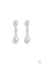 Load image into Gallery viewer, Paparazzi ~ All-GLOWING ~ White Post Earrings