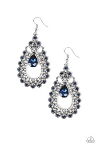 Paparazzi ~ All About Business ~ Blue Earrings