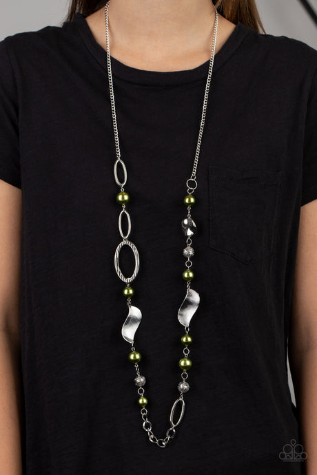 Paparazzi ~ All About Me ~ Green Necklace Set