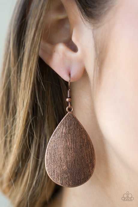 Paparazzi ~ All Allure ~ Copper Earrings