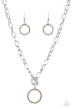 Load image into Gallery viewer, Paparazzi ~ All In Favor ~ Brown Toggle Necklace Set