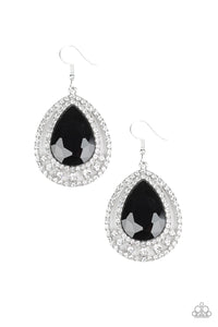 Paparazzi ~ All Rise For Her Majesty ~ Black Earrings