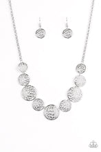 Load image into Gallery viewer, Paparazzi - All The Time In The WHIRL - Silver Filigree Necklace Set - Klassy Jewelz Boutique