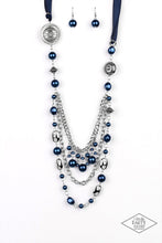 Load image into Gallery viewer, Paparazzi ~ All The Trimmings ~ Blue Necklace Set (Life of the Party Exclusive) - Klassy Jewelz Boutique