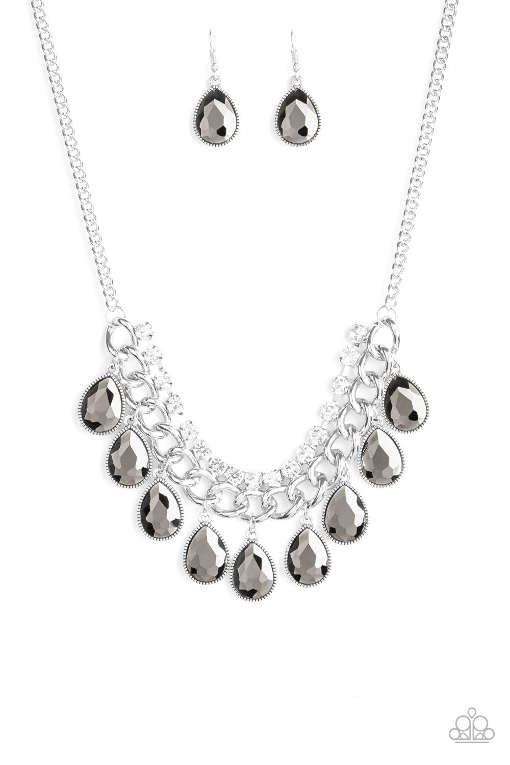 Paparazzi ~ All Toget-HEIR Now ~ Silver Necklace Set