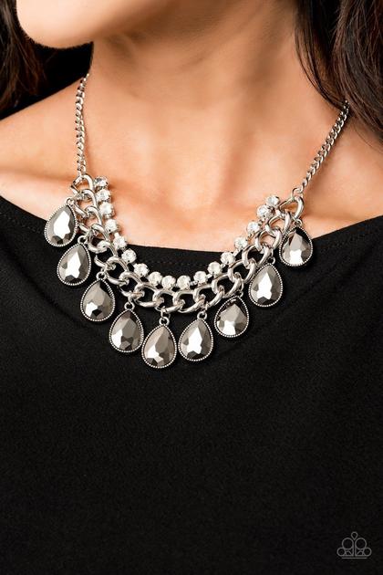 Paparazzi ~ All Toget-HEIR Now ~ Silver Necklace Set