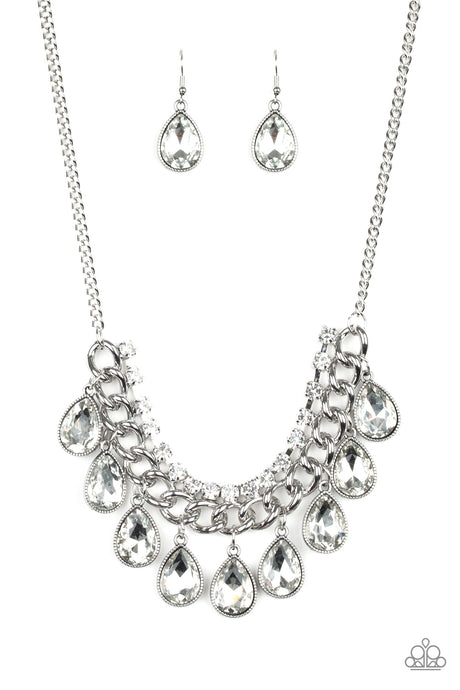 Paparazzi - All Toget-HEIR Now - White Necklace Set