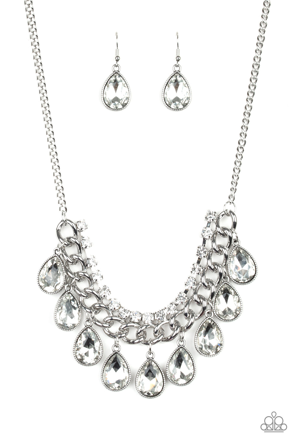 Paparazzi - All Toget-HEIR Now - White Necklace Set
