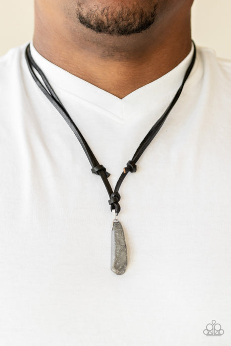 Paparazzi - Am I METEORITE? - Silver Urban Necklace - Klassy Jewelz Boutique