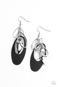Paparazzi ~ Ambitious Allure ~ Black Earrings